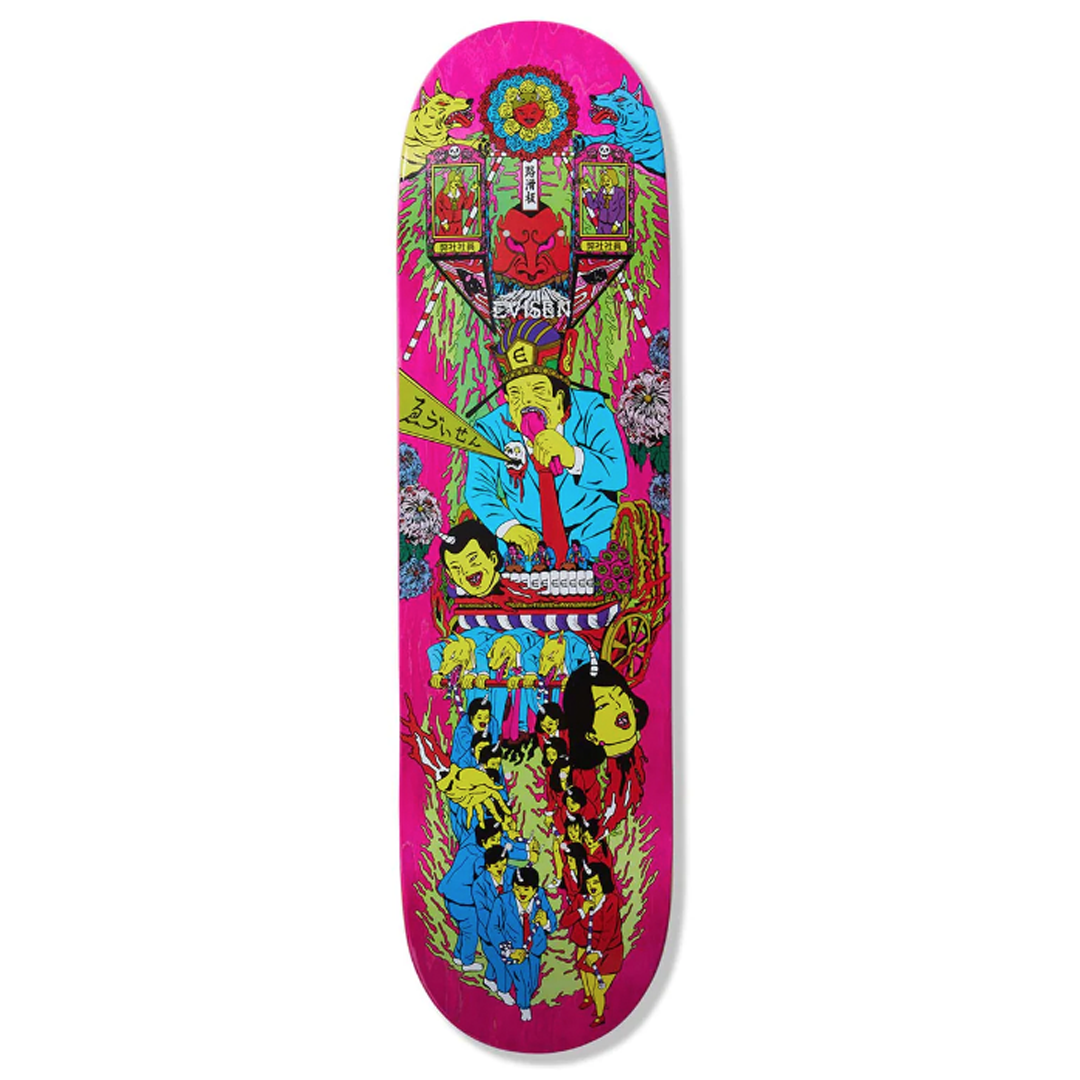 Evisen Skateboards City Hell Festival 8.25 Deck w/Grip | Anchor Skate Supply